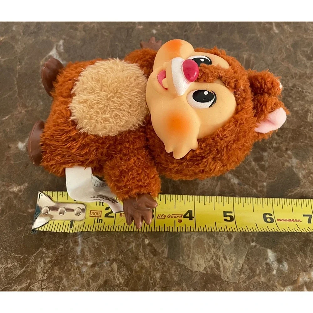 Pop‎ Mart Disney Mickey Mouse Dale Plush Pendant Keychain Figure Brown Fuzzy